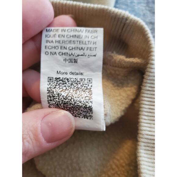 Shein girls sweatshirt size 11-12Y Beige Explorer - Picture 6 of 6